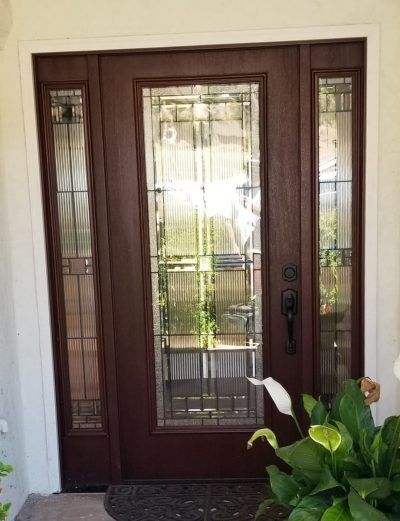 Install new front door, Update front door, Install and center new front door, All Access Construction Inc, after picture