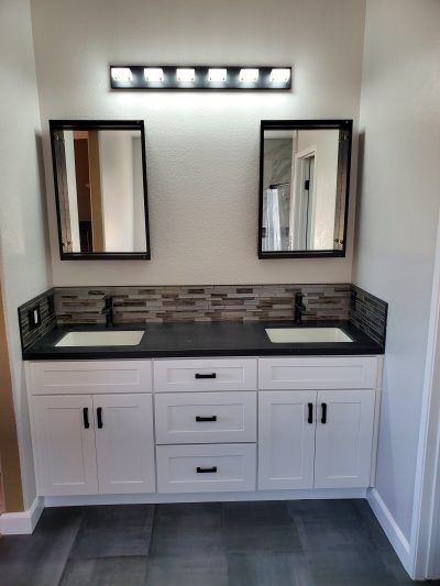 Remodeled Master Bathroom, Double Vanity, All Access Construction, inc, after picture