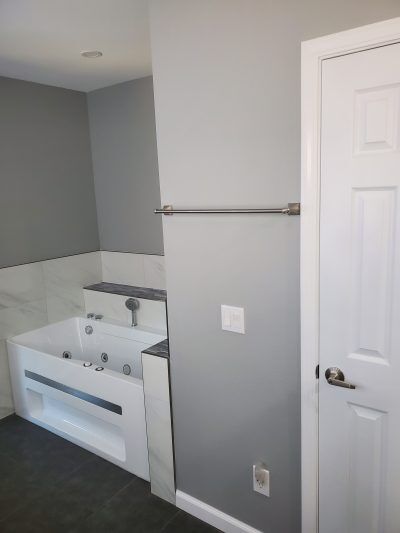 Master bathroom separate tub, All Access Construction inc